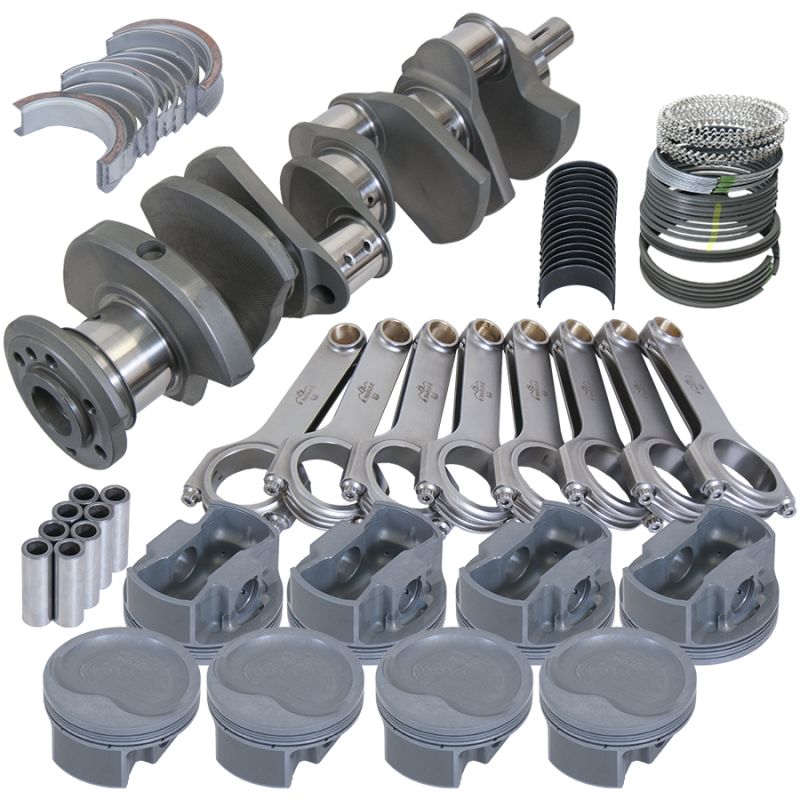 Eagle Chevy 502 1Pc 4.250in Crank 6.385in H-Beam 13cc Dome 4.560in Pistons Rotating Assembly