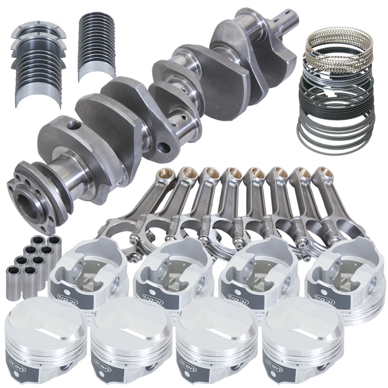 Eagle Chevy 454 4.000in Crank 6.385in H-Beam 28cc Dome 4.280in Pistons Rotating Assembly main image 1