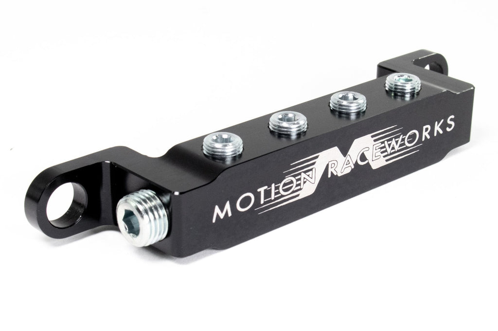 LS1 Vacuum/Boost Billet Aluminum Distribution Block w/ Holley Hi-Ram Bracket 10-10024-1-Motion Raceworks-Motion Raceworks