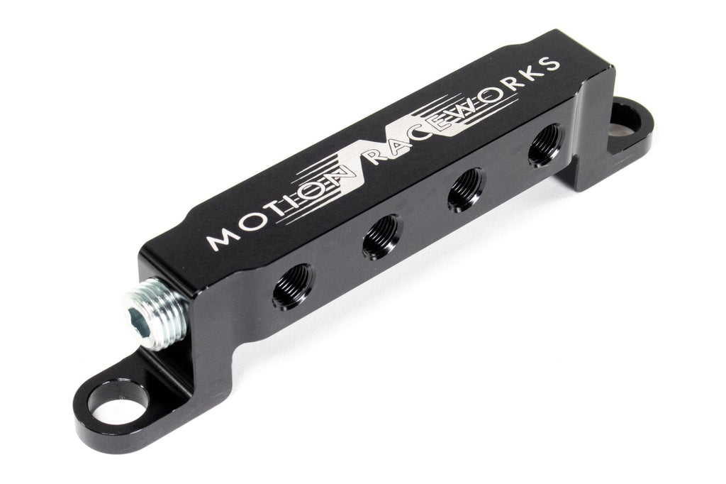 LS1 Vacuum/Boost Billet Aluminum Distribution Block w/ Holley Hi-Ram Bracket 10-10024-1-Motion Raceworks-Motion Raceworks