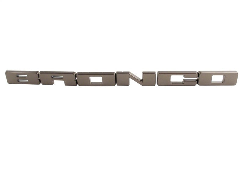 Ford Racing 2021+ Bronco Grille Lettering Overlay Kit - Bronze – Blow ...