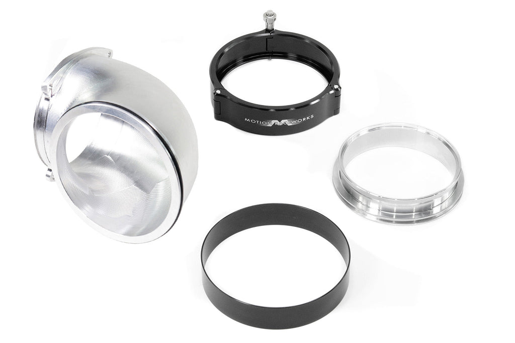 Attachment Only: High Flow 90° Tight Radius 4" Quick Seal for ICON 92mm Bare-Motion Raceworks-Motion Raceworks