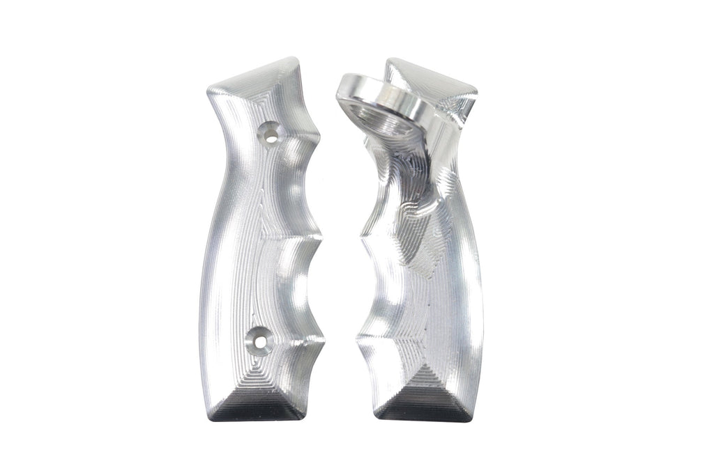 Operator Button Billet Grip Insert Set Bare Aluminum 16-144-03 (Button Not Included)-Motion Raceworks-Motion Raceworks