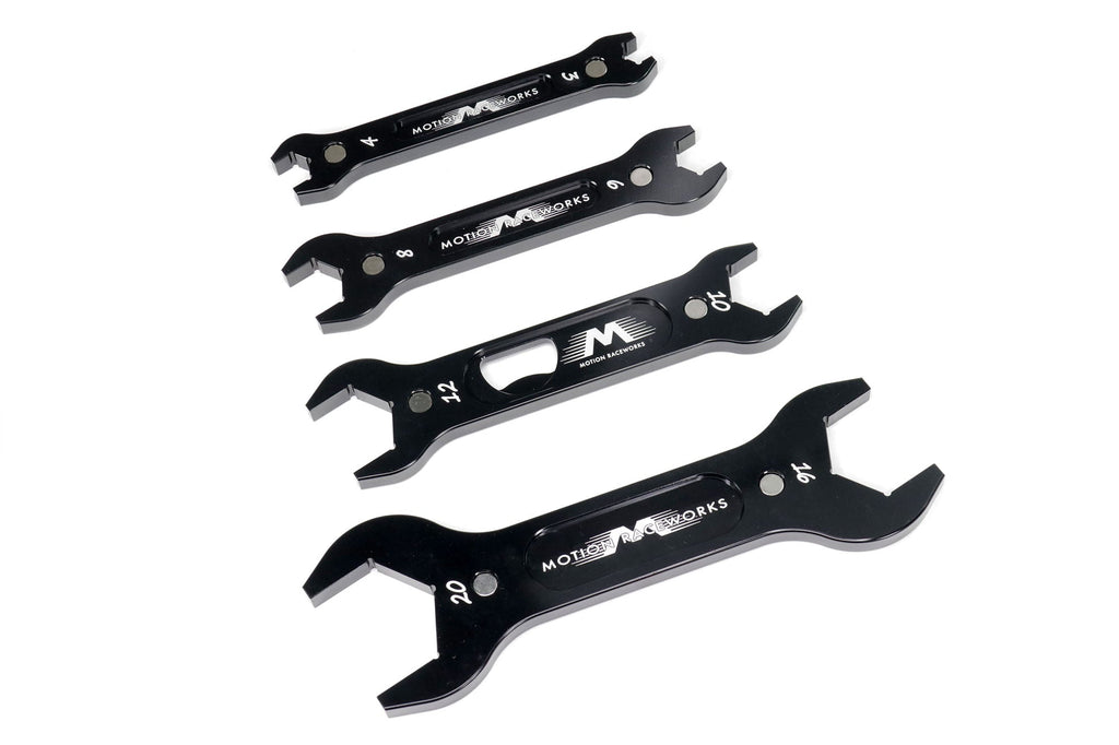 Motion Billet AN Wrenches 3AN thru 20AN Black Anodized 34-101BLK-Motion Raceworks-Motion Raceworks