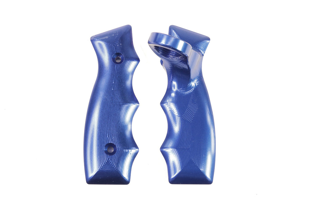 Operator Button Billet Grip Insert Set Blue 16-144-08 (Button Not Included)-Motion Raceworks-Motion Raceworks