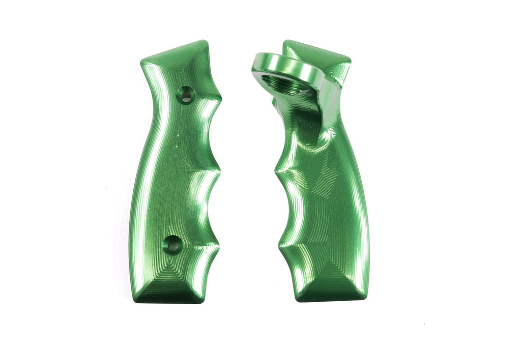 Operator Button Billet Grip Insert Set Green 16-144-10 (Button Not Included)-Motion Raceworks-Motion Raceworks