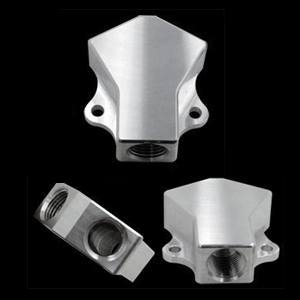 UPR Billet 1/2 Y Fuel Block - Satin – Blow-By Racing